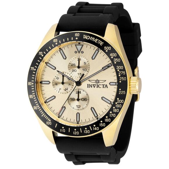 Invicta Aviator Nomad Men's Watch - 45mm, Black - Picture 1 of 5
